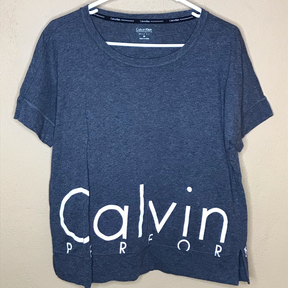 Calvin Klein Performance Oversized Logo Boxy Shirt - Picture 3 of 8